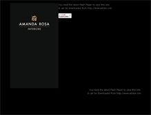 Tablet Screenshot of amandarosa.com